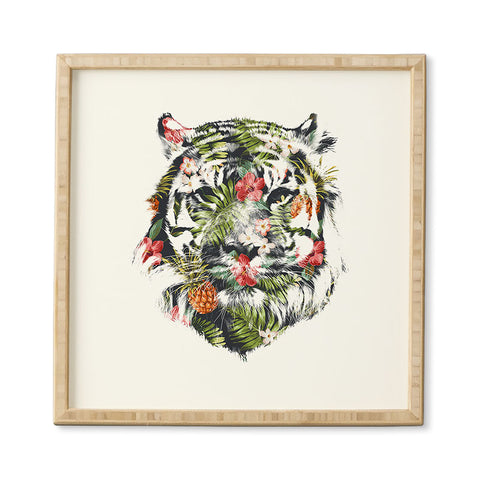 Robert Farkas Tropical tiger Framed Wall Art