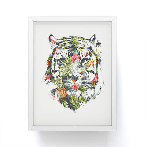 Robert Farkas Tropical tiger Framed Mini Art Print