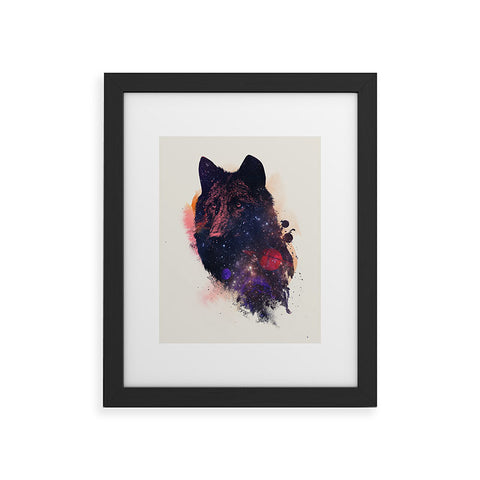 Robert Farkas Universal wolf Framed Art Print