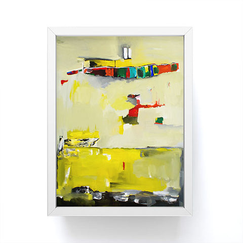 Robin Faye Gates Abstract Yellow Framed Mini Art Print