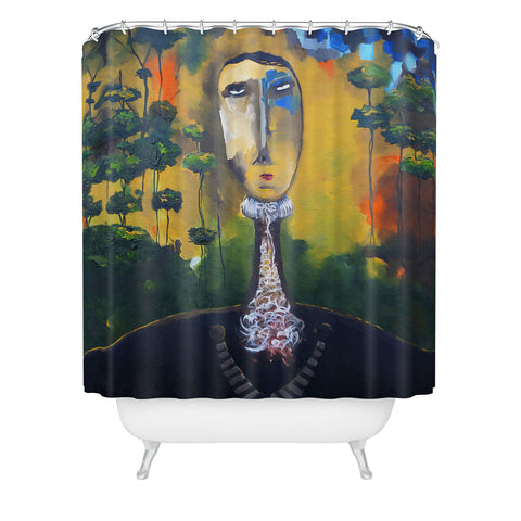 Robin Faye Gates Forest For Trees Shower Curtain