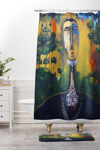Robin Faye Gates Forest For Trees Shower Curtain And Mat