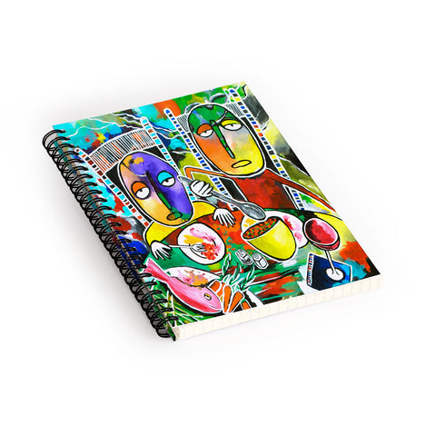 Robin Faye Gates I Should Give Relish A Try Spiral Notebook