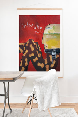 Robin Faye Gates Nutter Butter Pants Art Print And Hanger