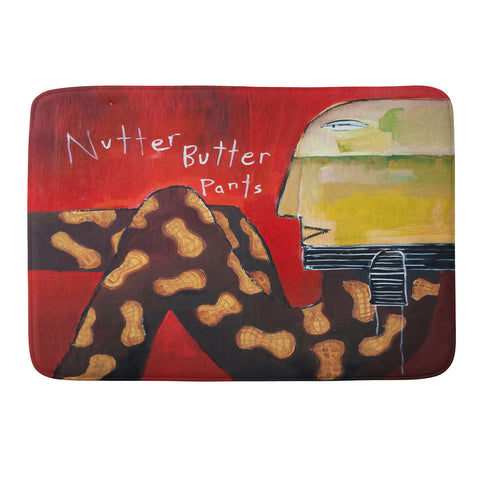 Robin Faye Gates Nutter Butter Pants Memory Foam Bath Mat