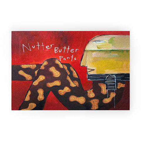 Robin Faye Gates Nutter Butter Pants Welcome Mat