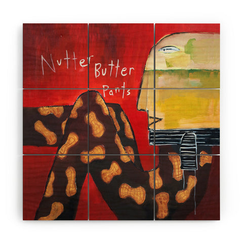Robin Faye Gates Nutter Butter Pants Wood Wall Mural