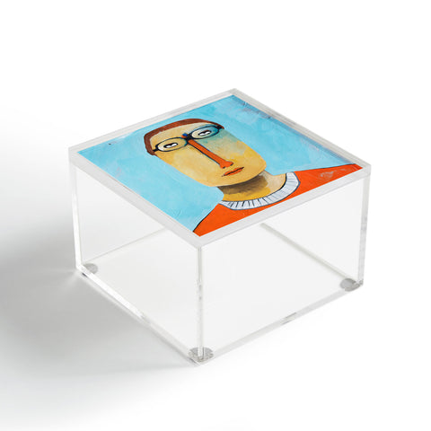 Robin Faye Gates Untitled Man Acrylic Box