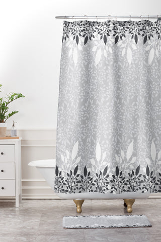 RosebudStudio Comfy Days Shower Curtain And Mat