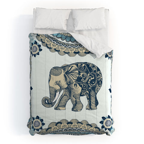 RosebudStudio Elephants Never Forget Comforter