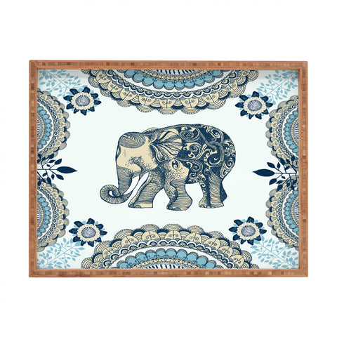 RosebudStudio Elephants Never Forget Rectangular Tray