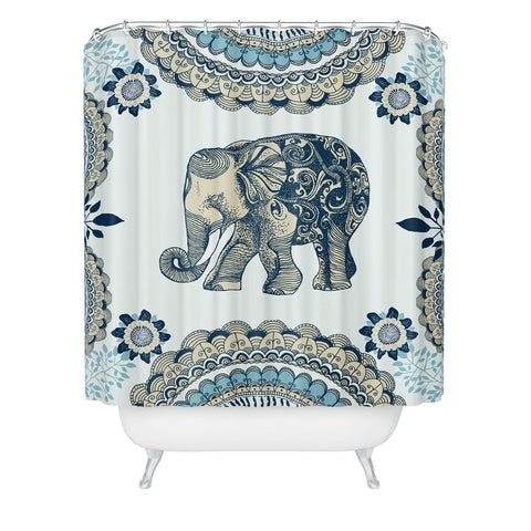 RosebudStudio Elephants Never Forget Shower Curtain