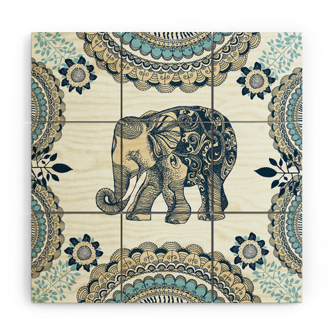 RosebudStudio Elephants Never Forget Wood Wall Mural