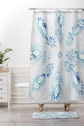 RosebudStudio Inspire change Shower Curtain And Mat