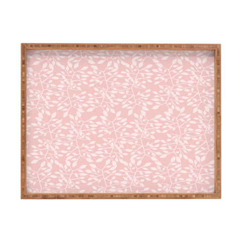 RosebudStudio pink pattern Rectangular Tray