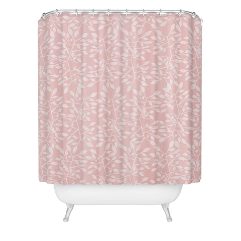 RosebudStudio pink pattern Shower Curtain