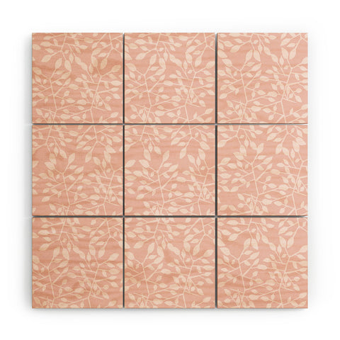 RosebudStudio pink pattern Wood Wall Mural