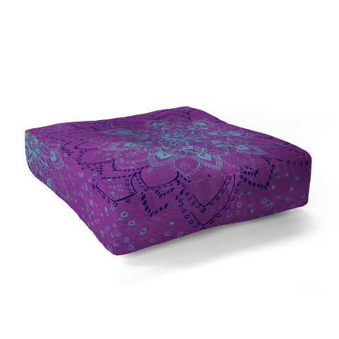 RosebudStudio Purple Dream Floor Pillow Square