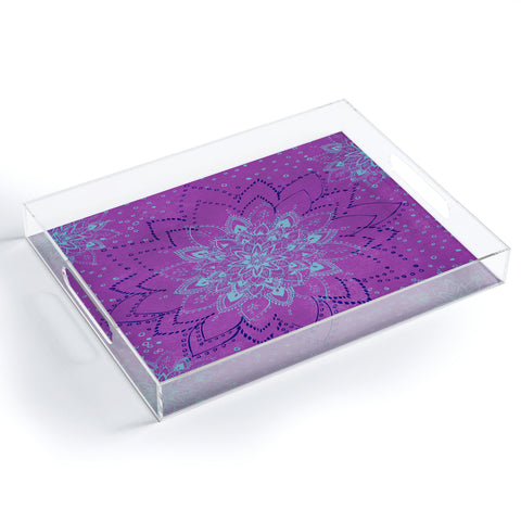 RosebudStudio Purple Dream Acrylic Tray