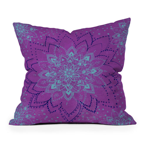RosebudStudio Purple Dream Throw Pillow