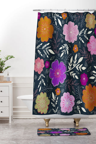RosebudStudio SpringDance Shower Curtain And Mat