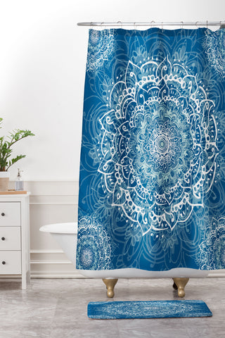 RosebudStudio Sweet Mandala Shower Curtain And Mat