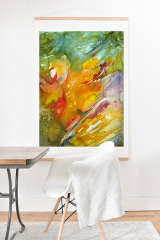 Rosie Brown Abstract 2 Art Print And Hanger