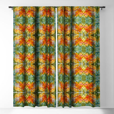 Rosie Brown Abstract 2 Blackout Window Curtain