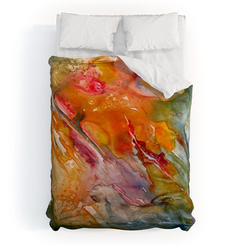 Rosie Brown Abstract 3 Duvet Cover