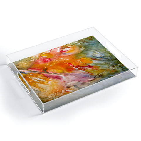 Rosie Brown Abstract 3 Acrylic Tray