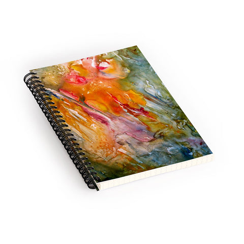 Rosie Brown Abstract 3 Spiral Notebook