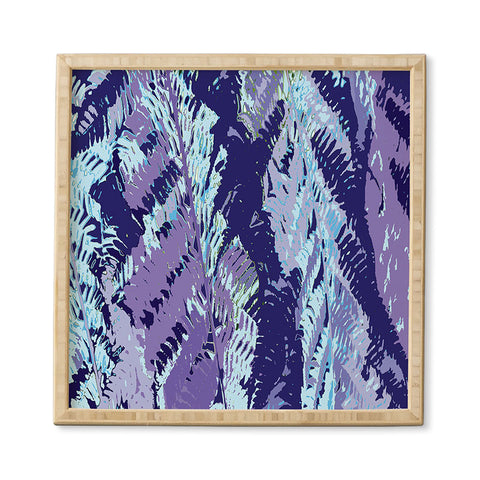 Rosie Brown Amethyst Ferns Framed Wall Art