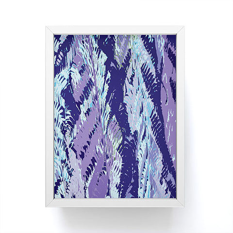 Rosie Brown Amethyst Ferns Framed Mini Art Print