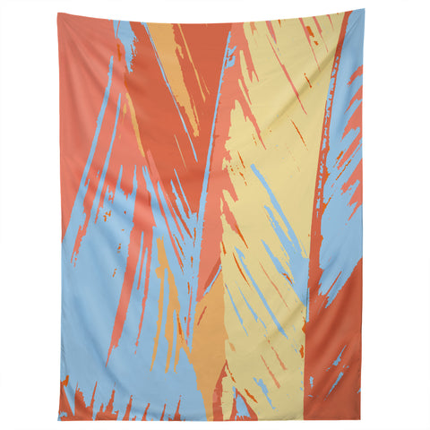 Rosie Brown Art Deco Palms Tapestry