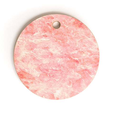 Rosie Brown Art Deco Pink Cutting Board Round