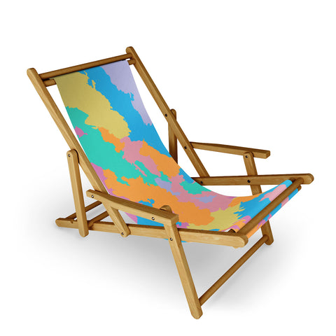 Rosie Brown Art Map Sling Chair