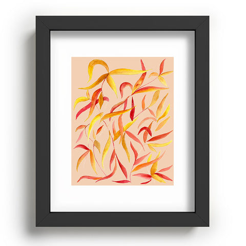 Rosie Brown Autumn Leaves Recessed Framing Rectangle