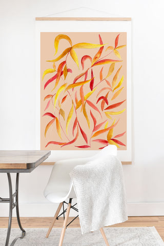 Rosie Brown Autumn Leaves Art Print And Hanger
