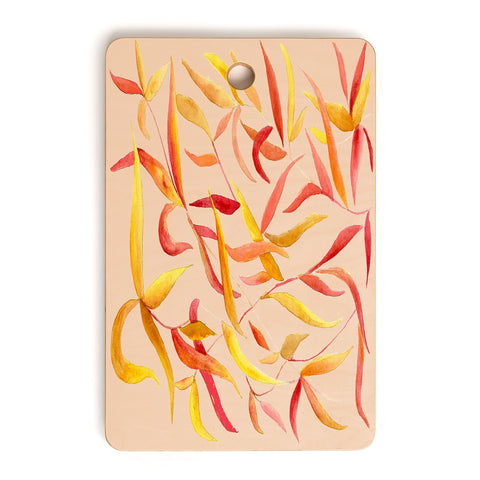 Rosie Brown Autumn Leaves Cutting Board Rectangle