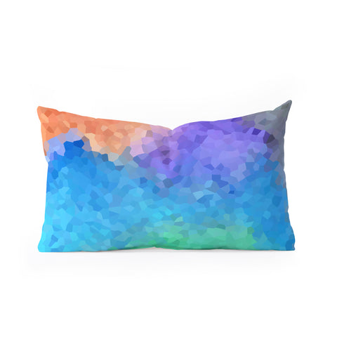 Rosie Brown Beach Glass Oblong Throw Pillow