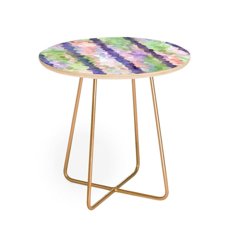 Rosie Brown Between The Lines Round Side Table