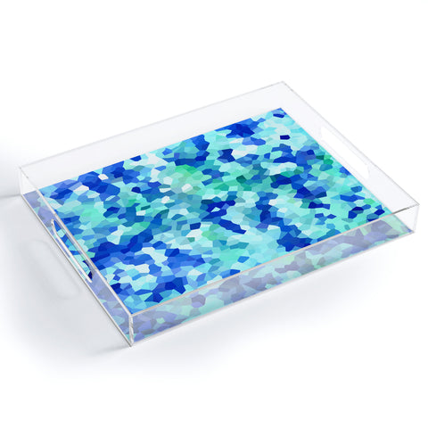 Rosie Brown Blue Chips Acrylic Tray