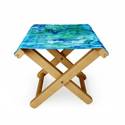 Rosie Brown Blue Grotto Folding Stool