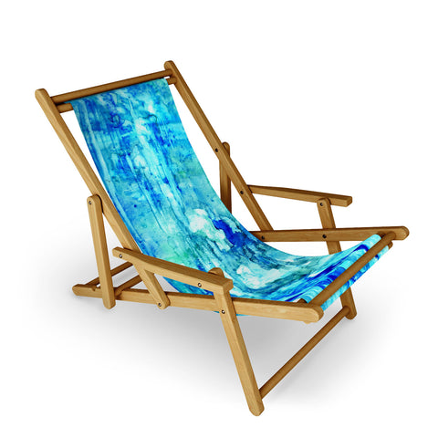 Rosie Brown Blue Grotto Sling Chair