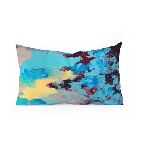 Rosie Brown Blue Ivy Oblong Throw Pillow