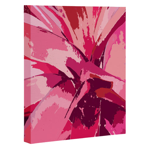 Rosie Brown Blushing Bromeliad Art Canvas