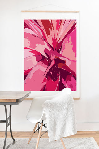 Rosie Brown Blushing Bromeliad Art Print And Hanger