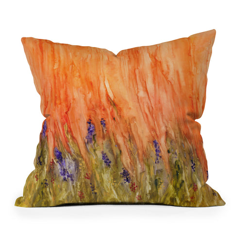 Rosie Brown By the Wall Throw Pillow