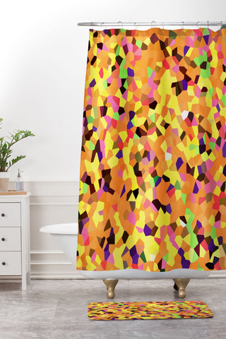 Rosie Brown Carnaval Shower Curtain And Mat