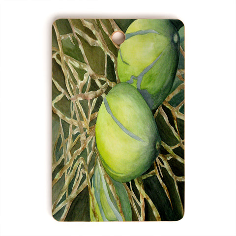 Rosie Brown Coconuts Cuddling Cutting Board Rectangle